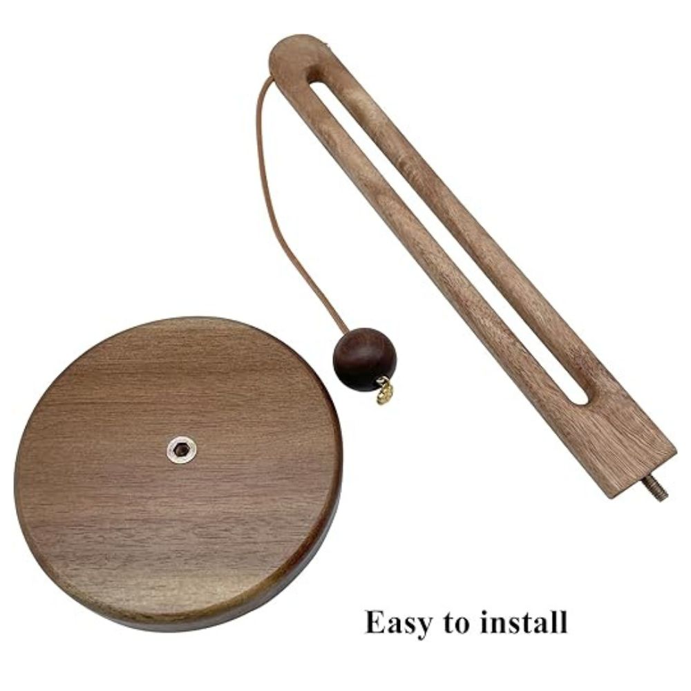 Paper Towel Stand Acacia Wood Anti-Slip Roll Stopper