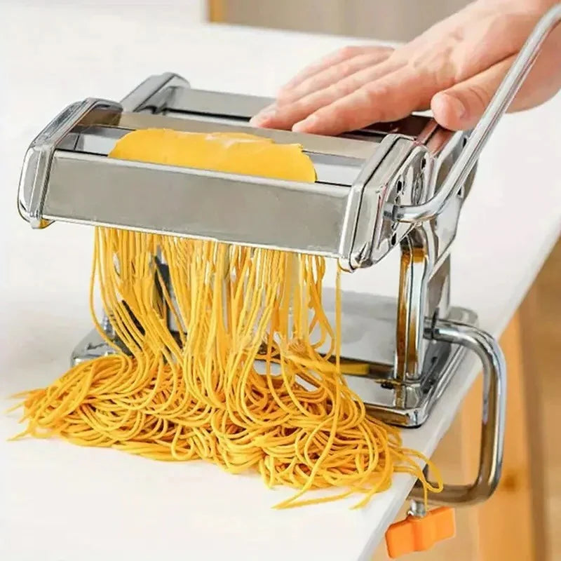 Pasta Maker Stainless Steel Double Cutter 6 Settings