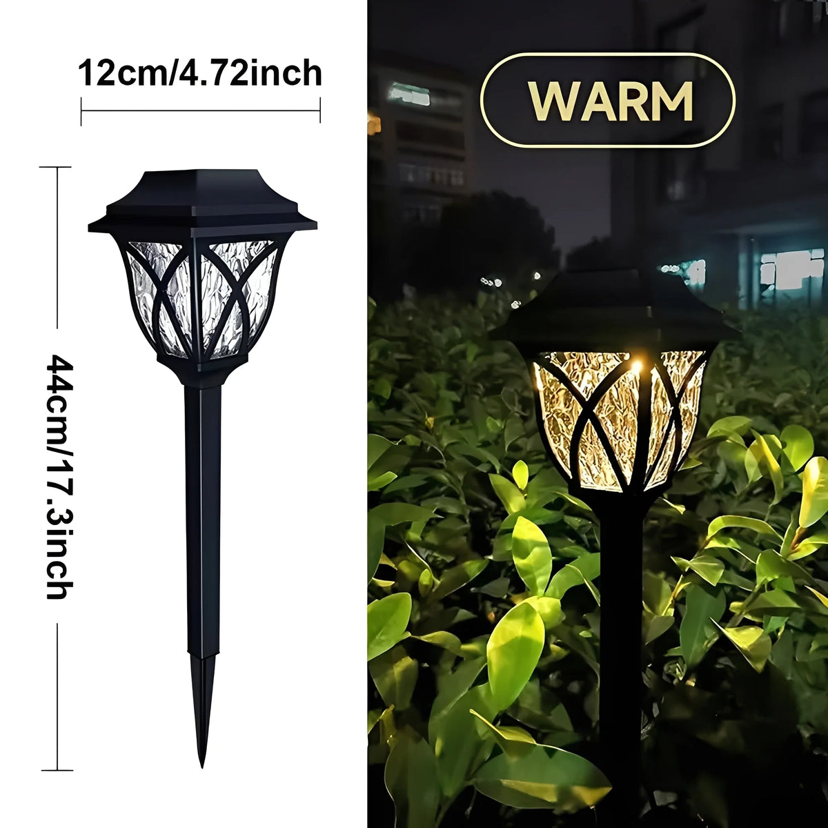 Pathway Lights Solar Automatic Weather-Resistant Set of 2