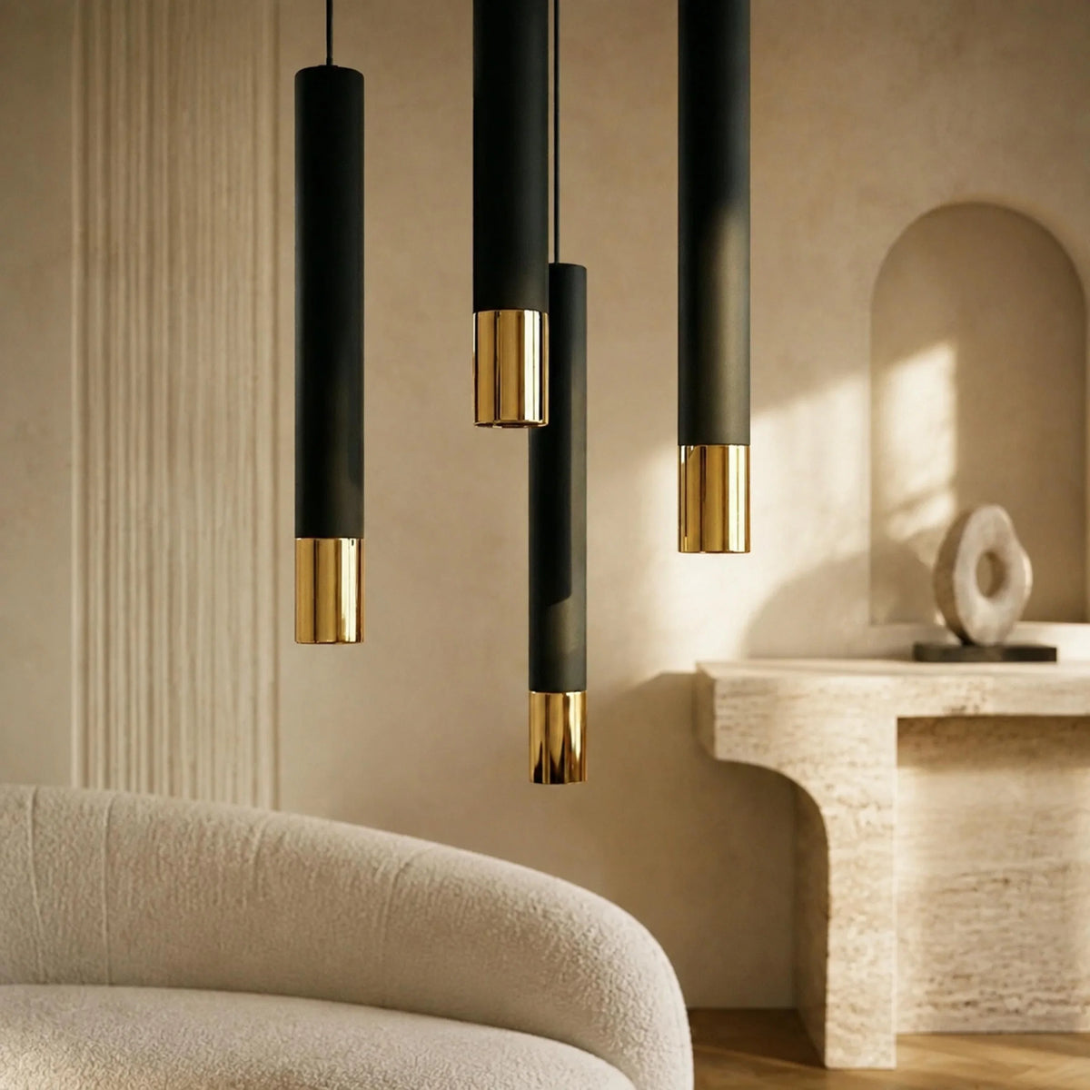 Pendant Light Adjustable Height Dimmable Aluminum
