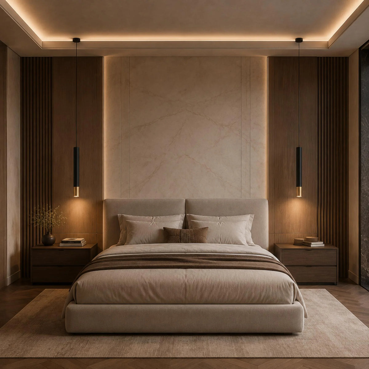 Pendant Light Adjustable Height Dimmable Aluminum