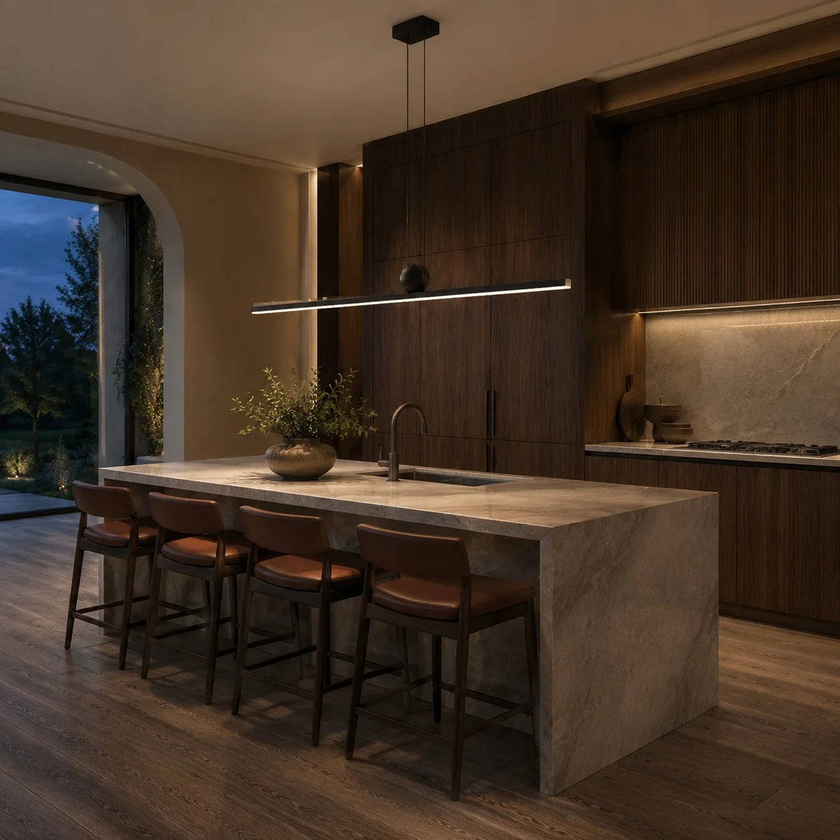 Pendant Light Adjustable Height Energy-Saving LED