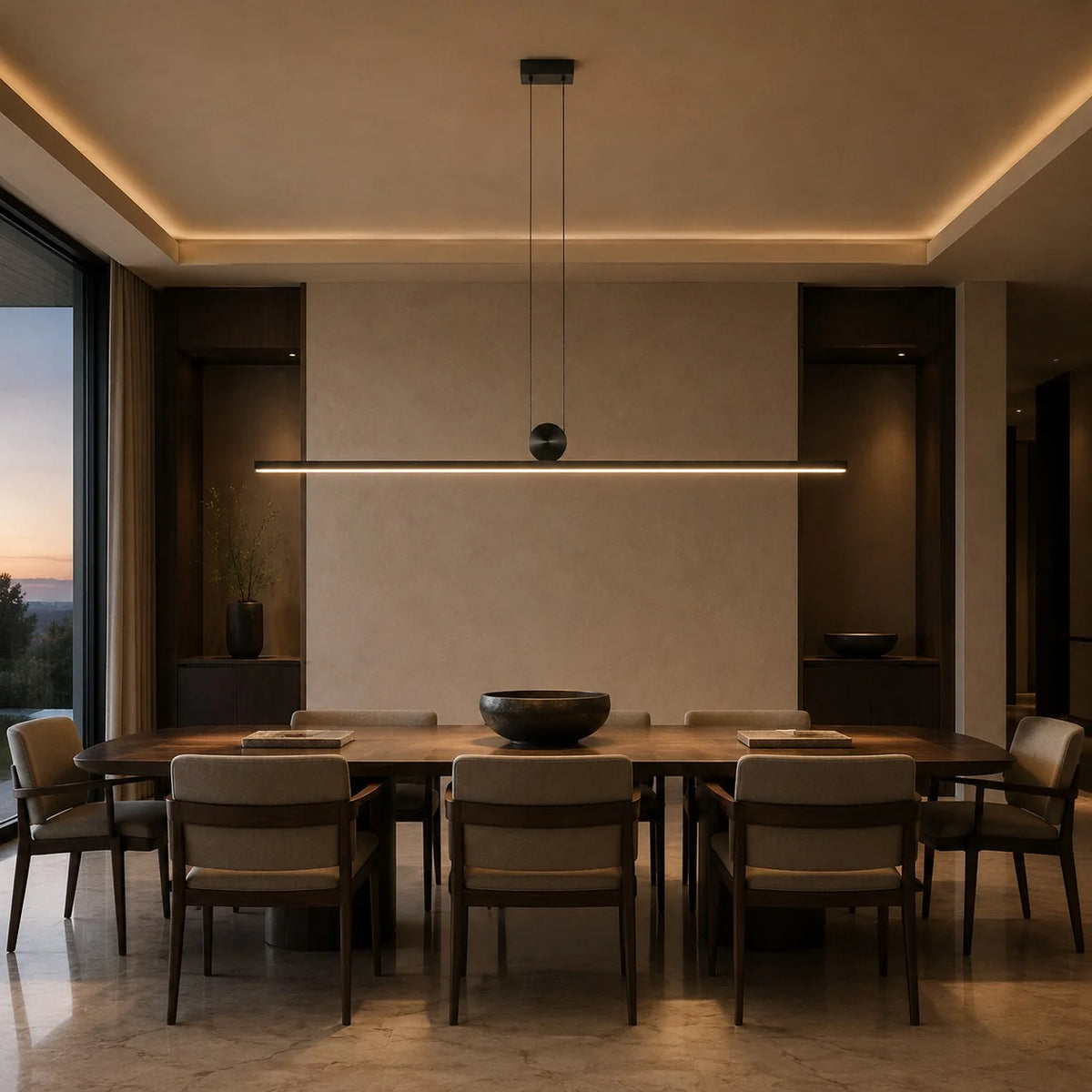 Pendant Light Adjustable Height Energy-Saving LED