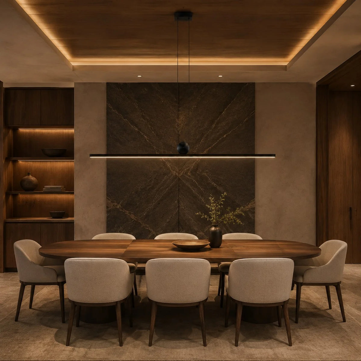 Pendant Light Adjustable Height Energy-Saving LED