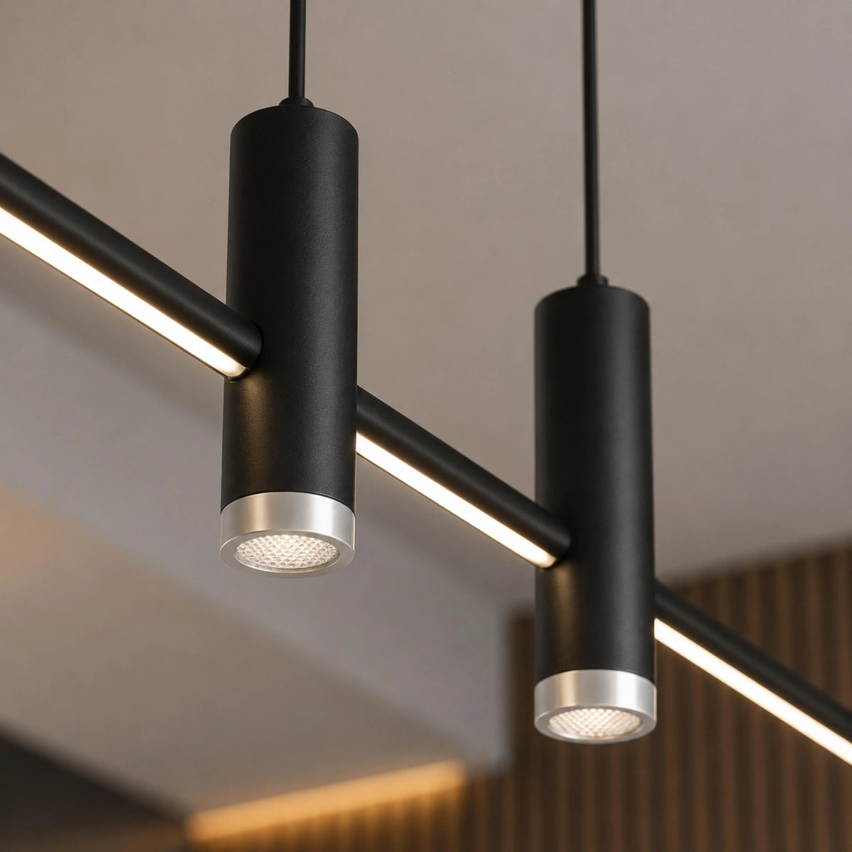 Pendant Light Adjustable Height Integrated LED