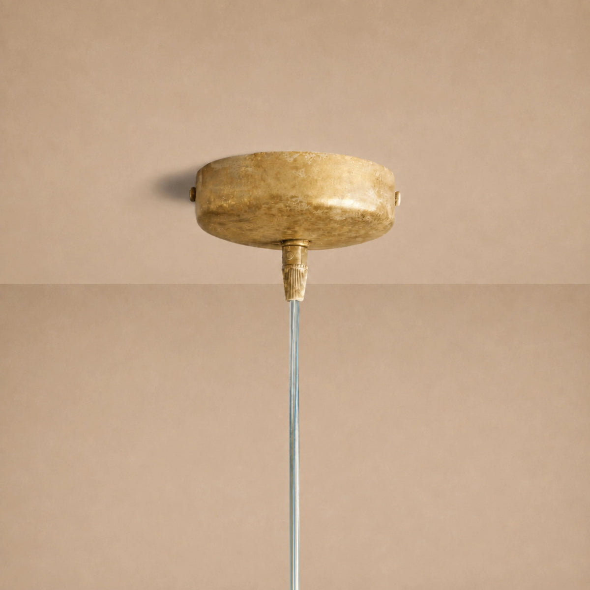 Pendant Light Sculptural Flower Handcrafted Iron Adjustable Suspension