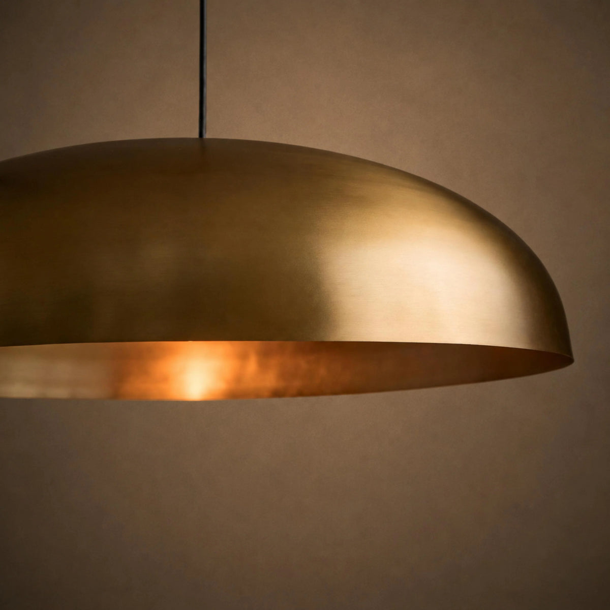 Pendant Light Solid Brass Adjustable Pulley 24-Inch