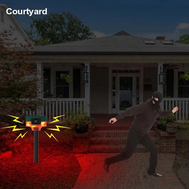 Pest Deterrent Solar-Powered 360-Degree Motion Rechargeable