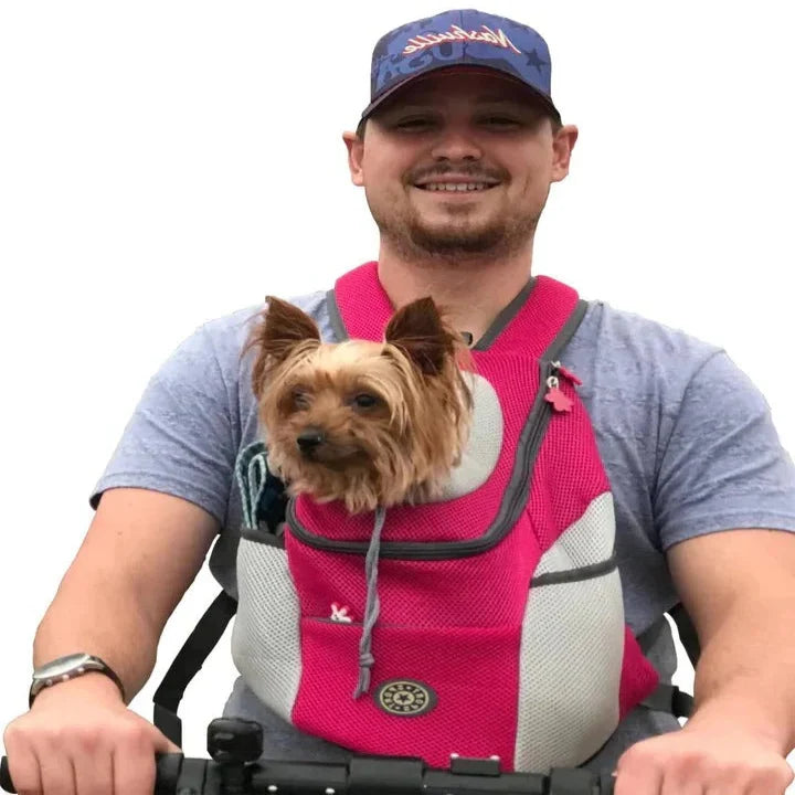 Pet Carrier Backpack Front-Facing Padded Interior & Adjustable Straps