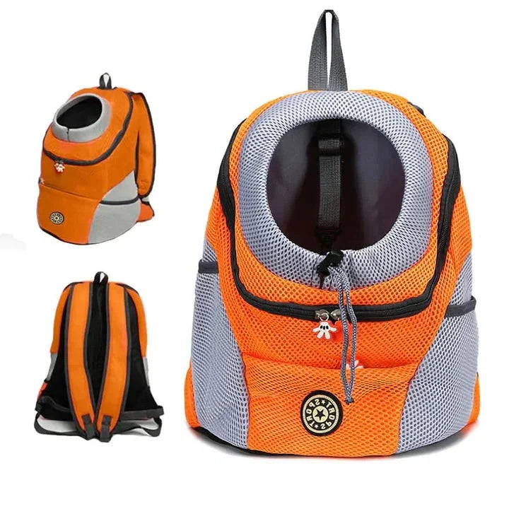 Pet Carrier Backpack Front-Facing Padded Interior & Adjustable Straps