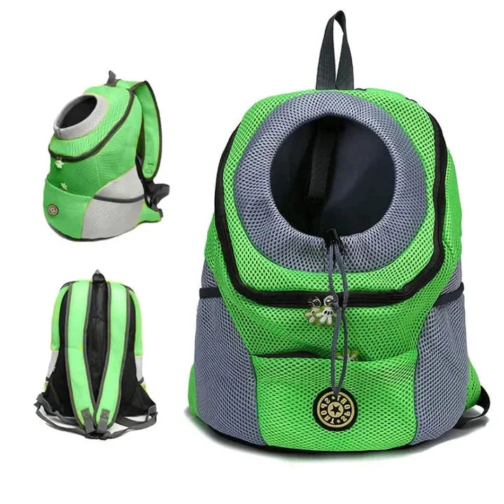 Pet Carrier Backpack Front-Facing Padded Interior & Adjustable Straps