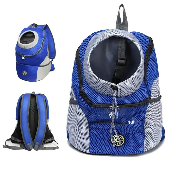 Pet Carrier Backpack Front-Facing Padded Interior & Adjustable Straps