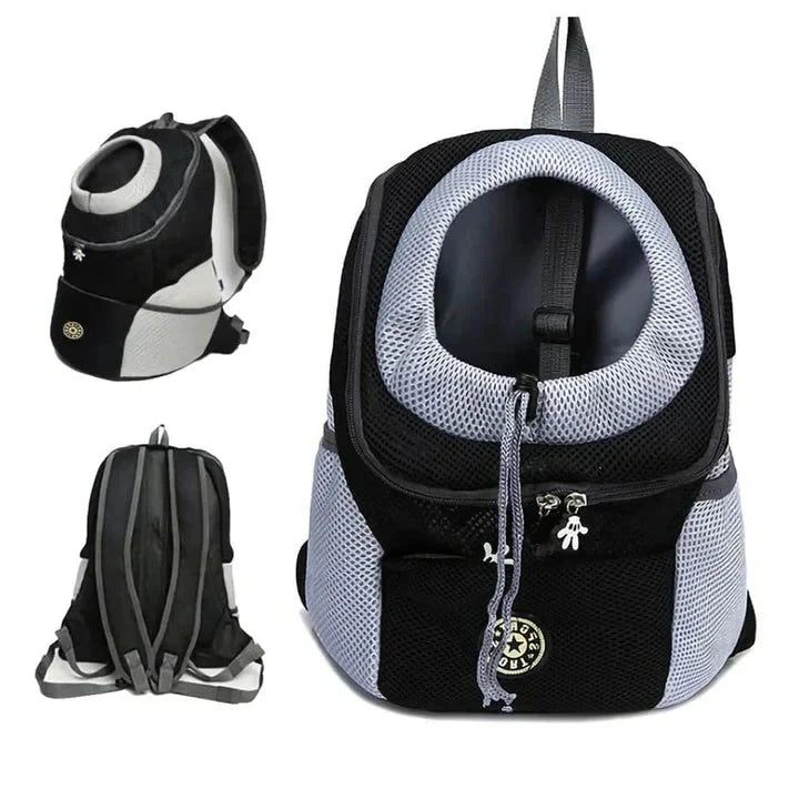 Pet Carrier Backpack Front-Facing Padded Interior & Adjustable Straps