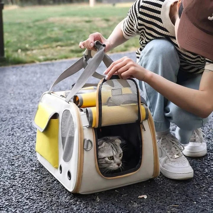 Pet Carrier Dual Entry Steel Frame