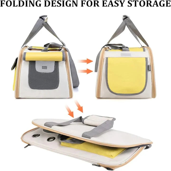 Pet Carrier Dual Entry Steel Frame