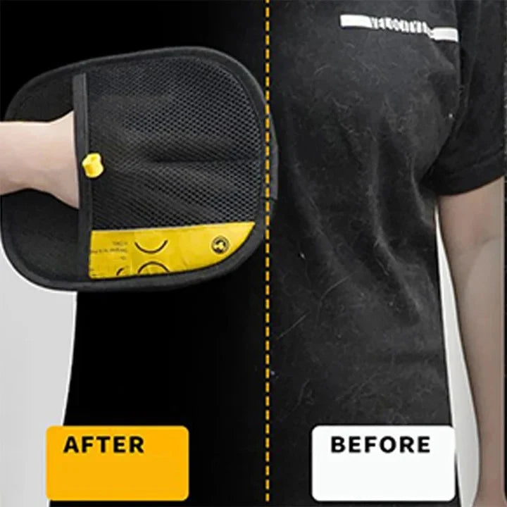 Pet Grooming Gloves Double-Sided Silicone Shedding Control Adjustable Strap
