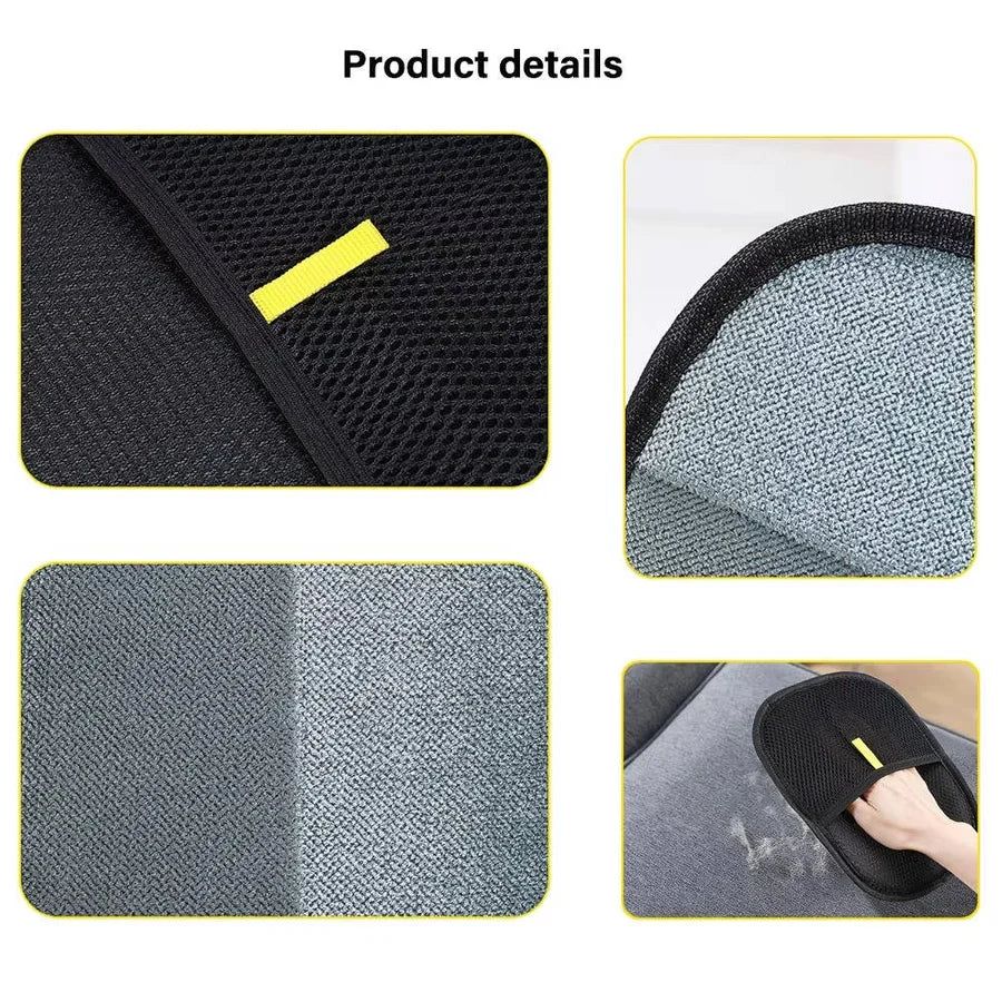 Pet Grooming Gloves Dual-Sided Electrostatic Massage 2-Pack