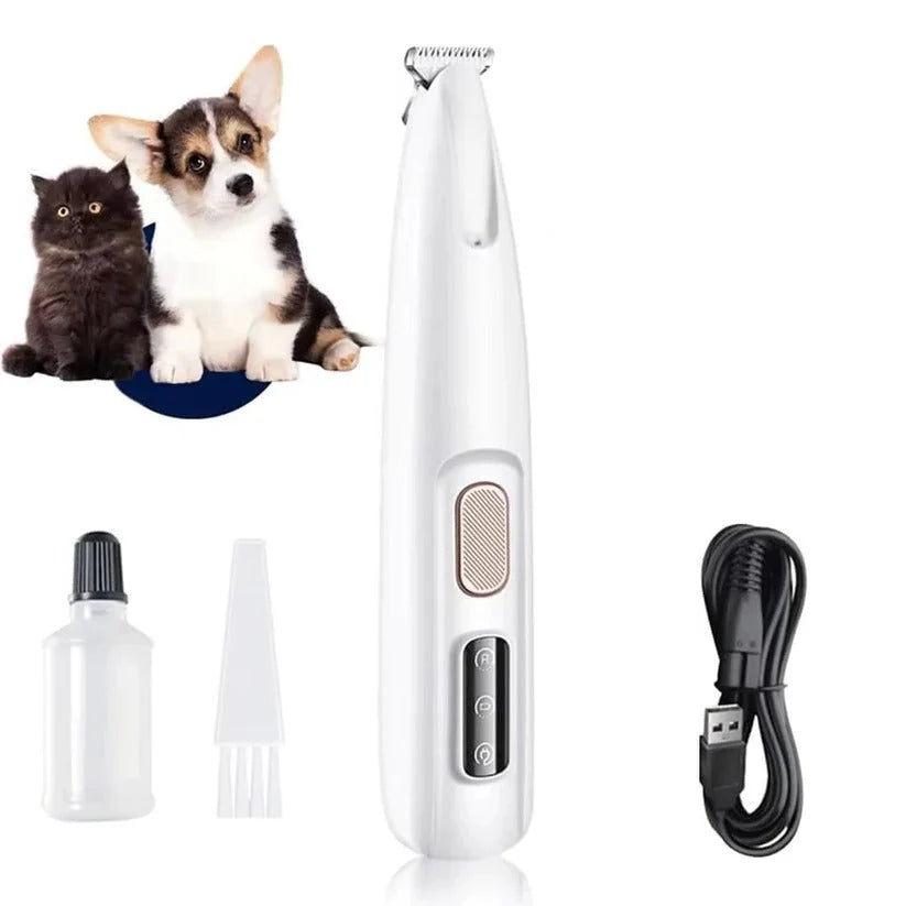 Pet Grooming Trimmer Cordless Built-In LED Ceramic Blade