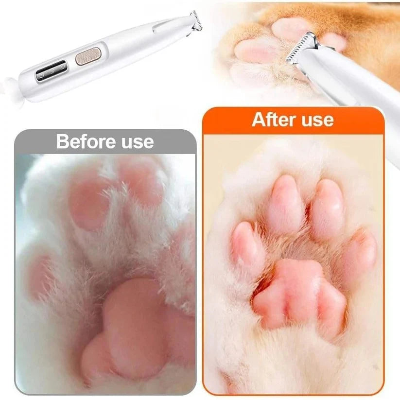 Pet Grooming Trimmer Cordless Built-In LED Ceramic Blade