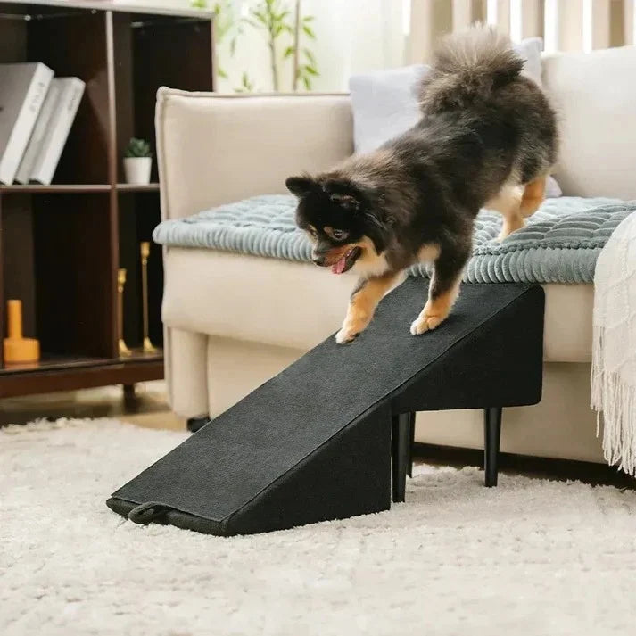 Pet Ramp & Step Stool Adjustable Anti-Slip Suction Base