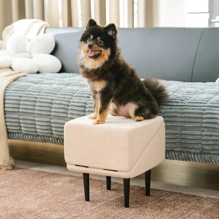 Pet Ramp & Step Stool Adjustable Anti-Slip Suction Base
