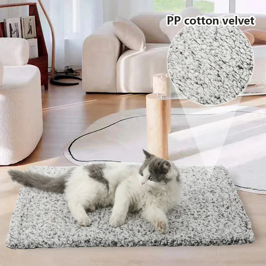 Pet Warming Pad Self-Heating Non-Electric Faux Fur