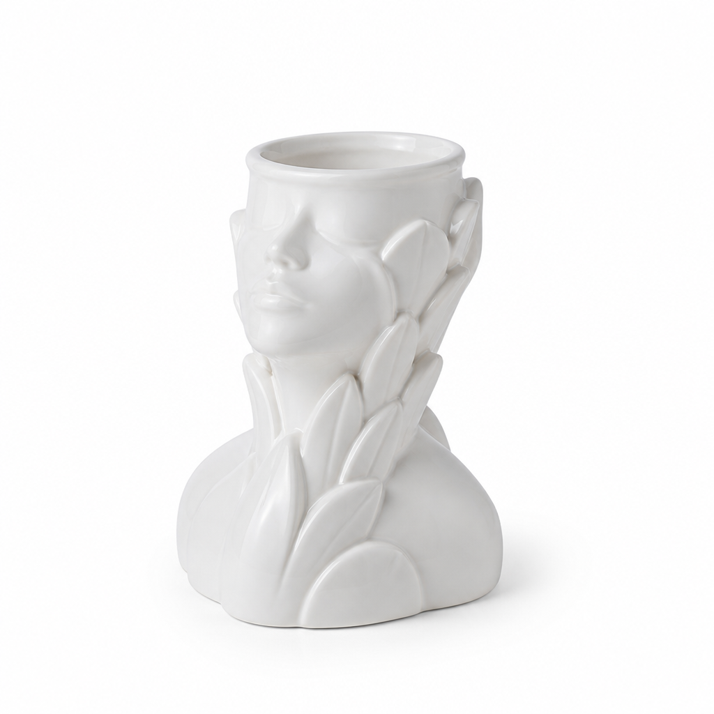 Petal-Inspired Sculptural Ceramic Vase