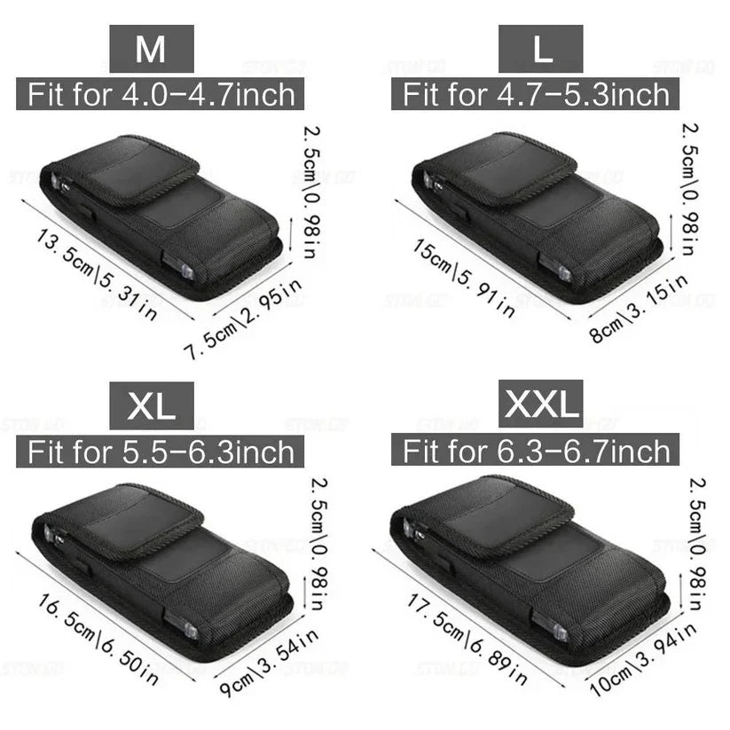 Phone Holster Belt Clip RFID Blocking Oxford Cloth