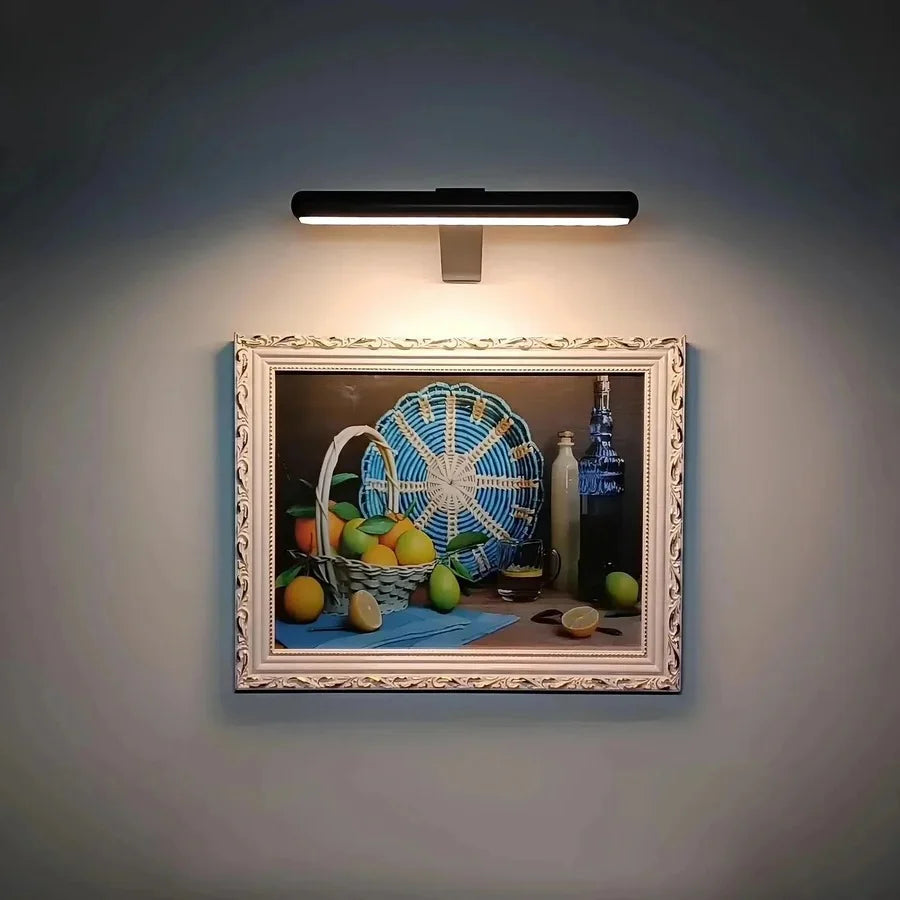 Picture Light Wireless Rechargeable 360° Rotating Stepless Dimming