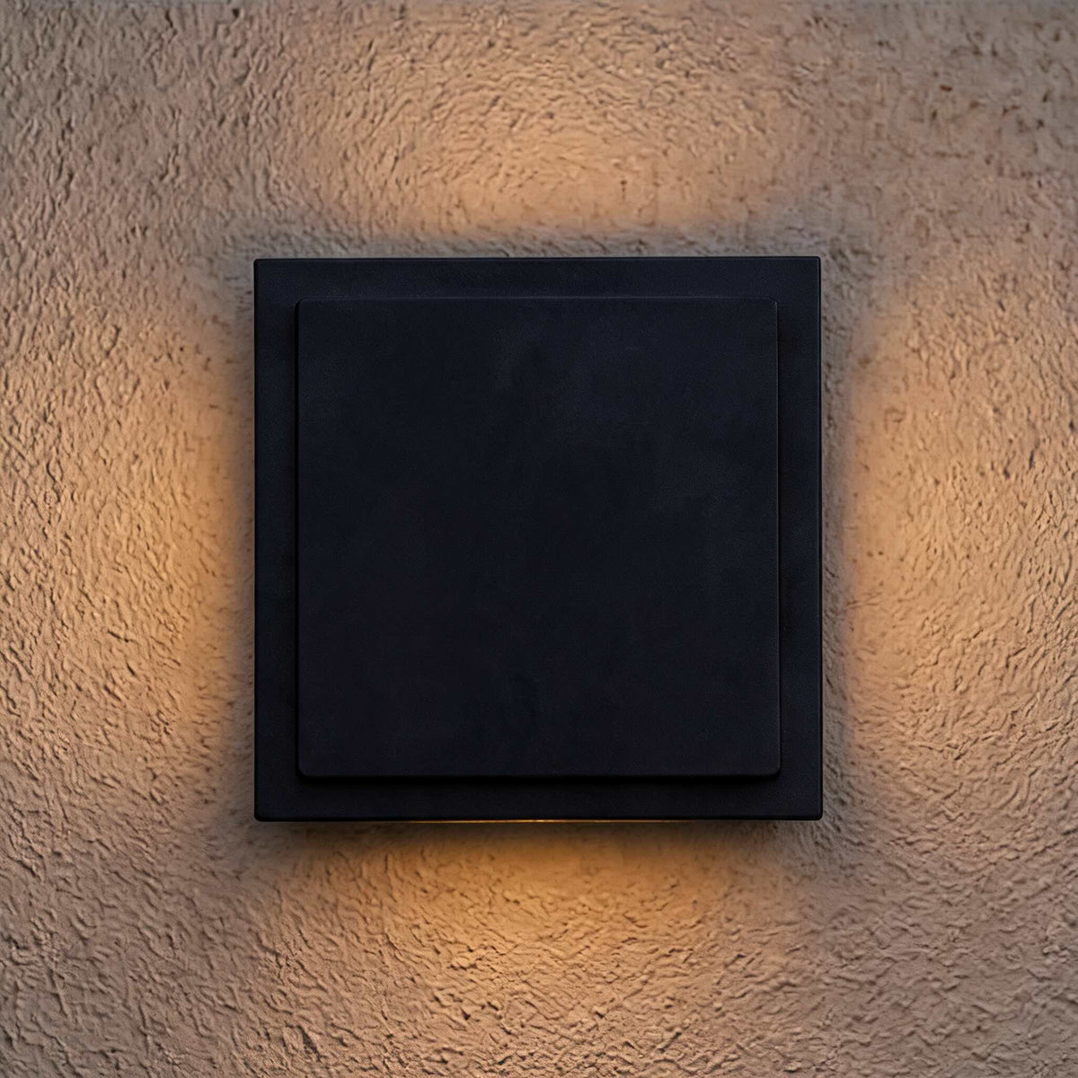 Pillar Light Solar Or Hardwired Warm White LED