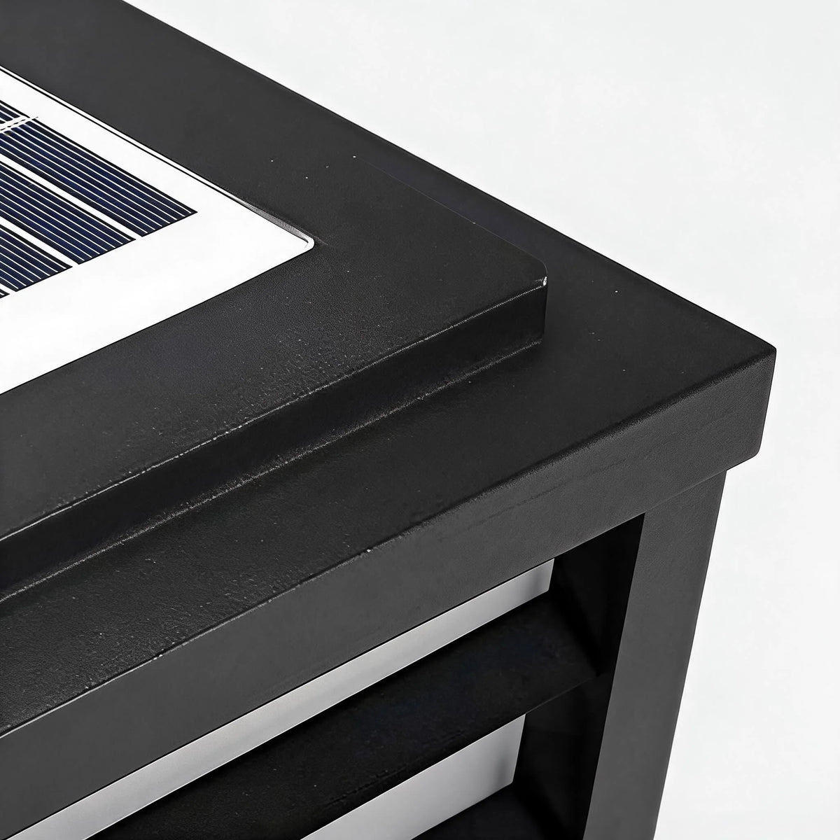 Pillar Light Solar Or Hardwired Warm White LED