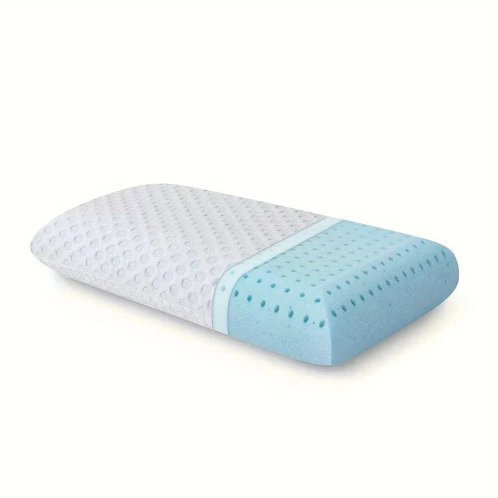 Pillow Gel-Infused Memory Foam Dual-Sided Cooling Machine-Washable Cover