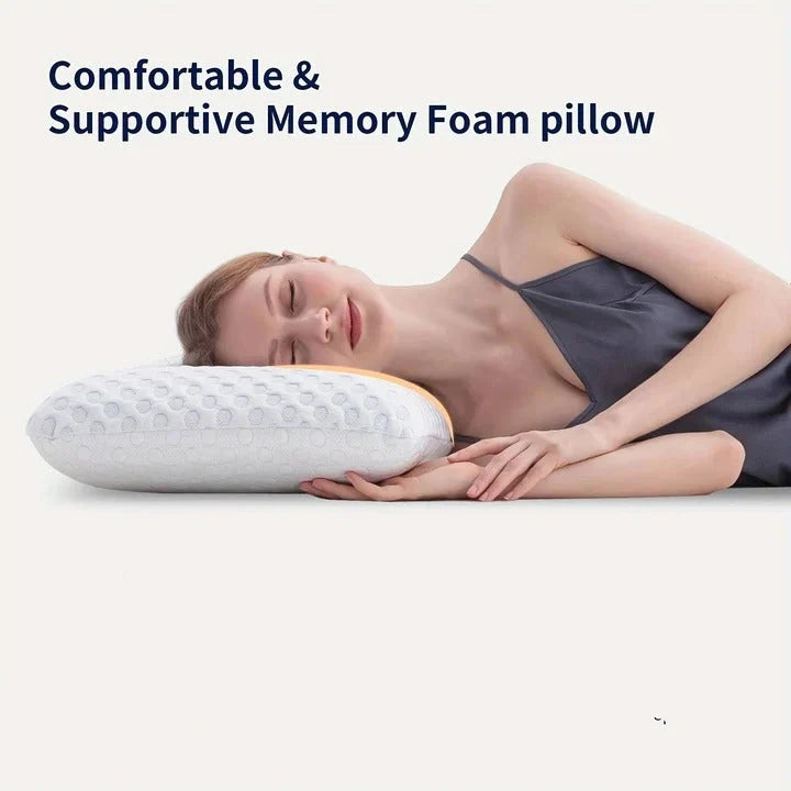 Pillow Gel-Infused Memory Foam Dual-Sided Cooling Machine-Washable Cover