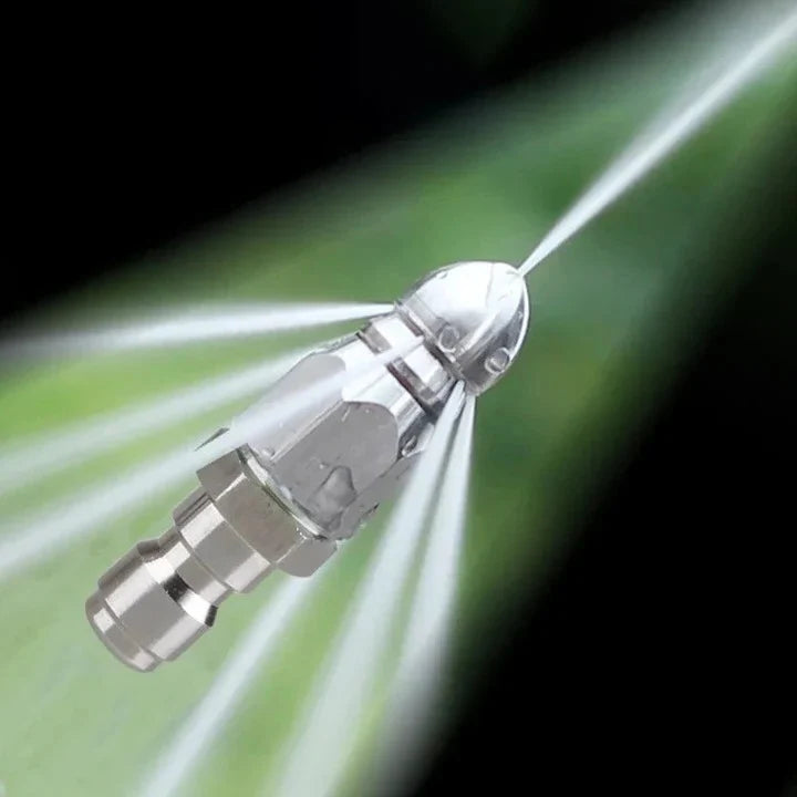 Pipe Cleaning Nozzle High-Pressure Stainless Steel Pointed Tip