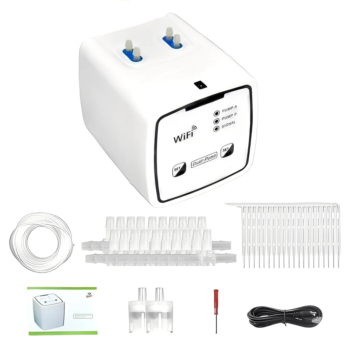Plant Waterer WiFi App-Controlled 20 Pots Battery Backup