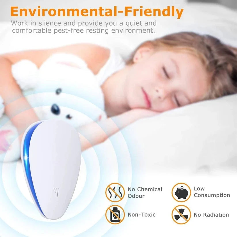 Plug-In Ultrasonic Pest Repeller 1,600 Sq Ft