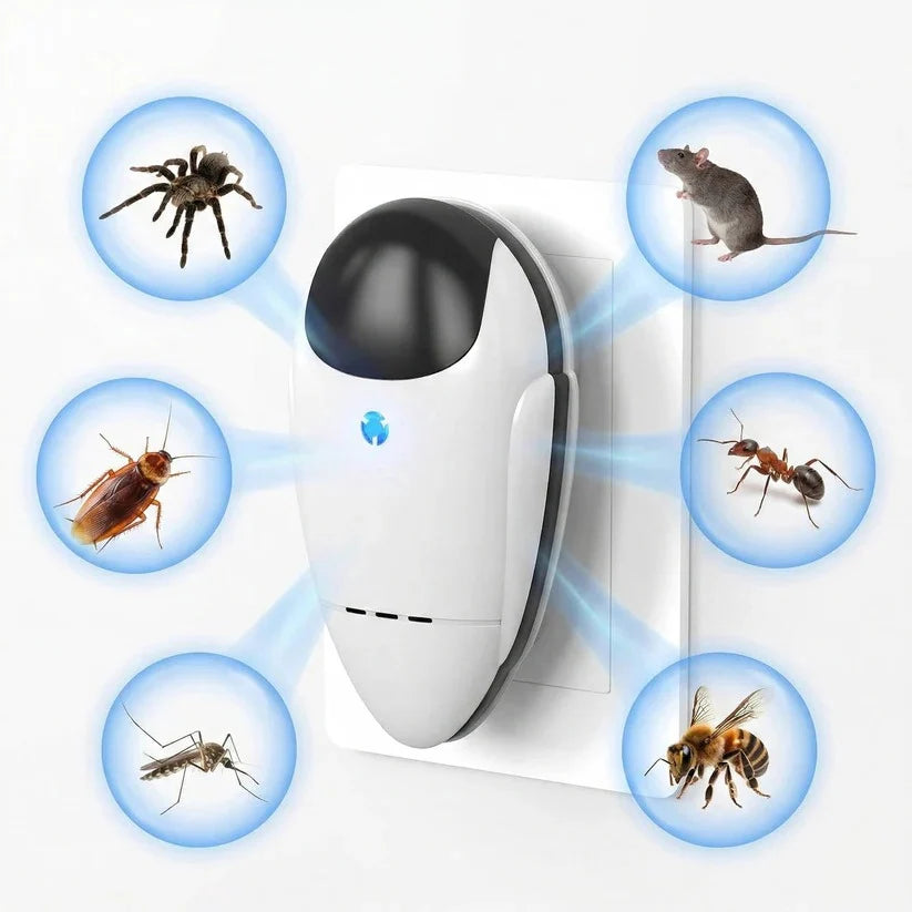 Plug-In Ultrasonic Pest Repeller Dual-Chip Wide Coverage
