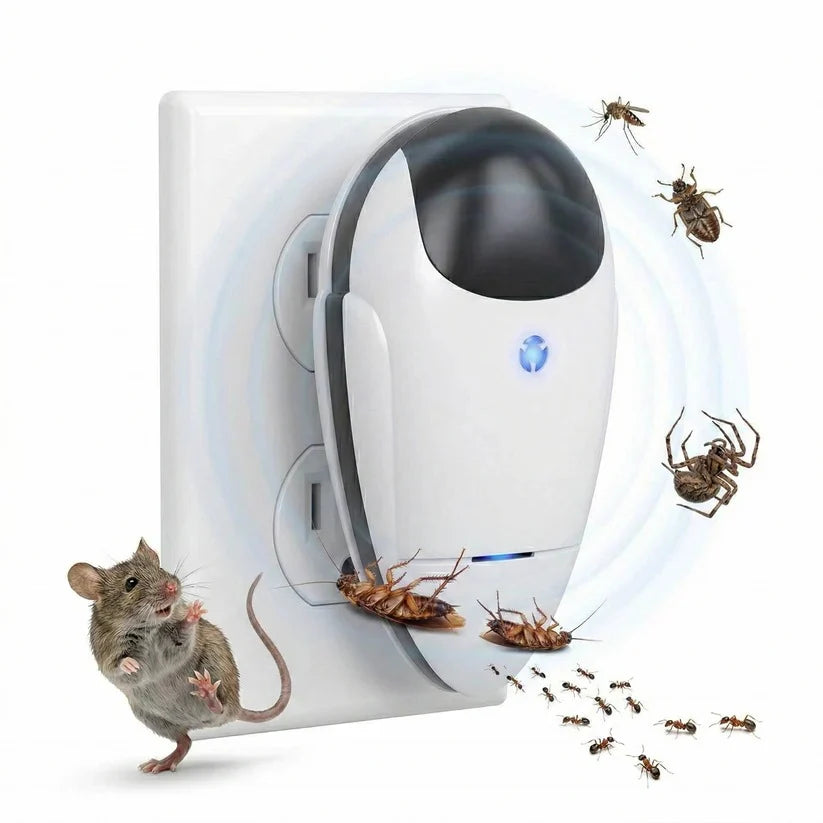 Plug-In Ultrasonic Pest Repeller Dual-Chip Wide Coverage