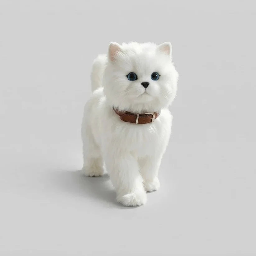 Plush Kitten Toy Walking Meowing Sensor Activated