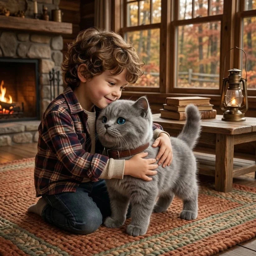 Plush Kitten Toy Walking Meowing Sensor Activated