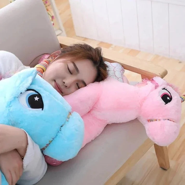 Plush Unicorn Huggable Cotton-Filled Multiple Sizes
