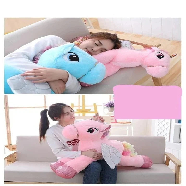 Plush Unicorn Huggable Cotton-Filled Multiple Sizes