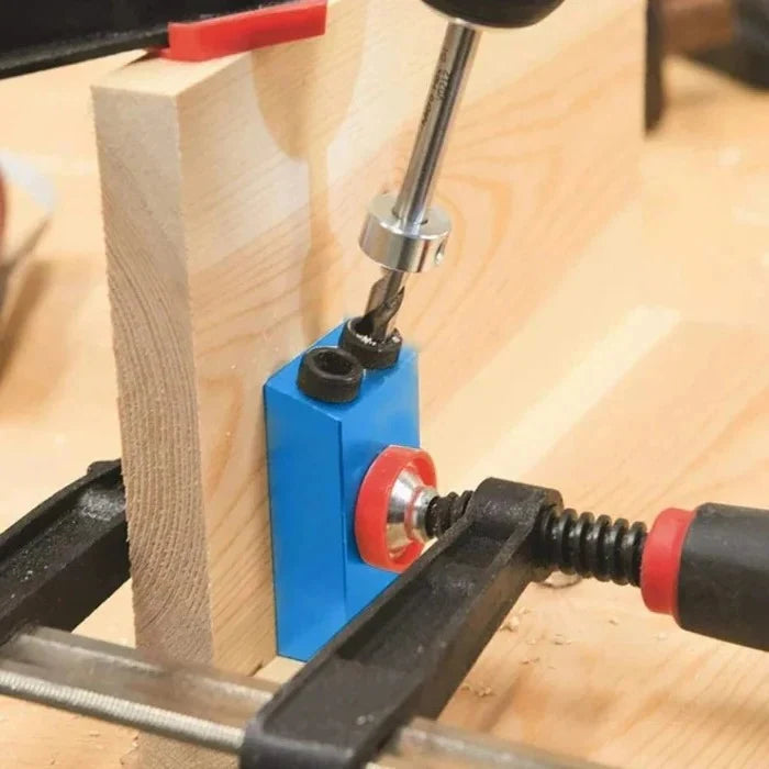 Pocket Hole Jig 15° Angled Guide Interchangeable Bushings