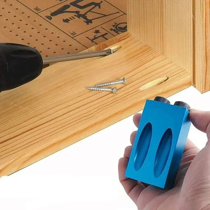 Pocket Hole Jig 15° Angled Guide Interchangeable Bushings