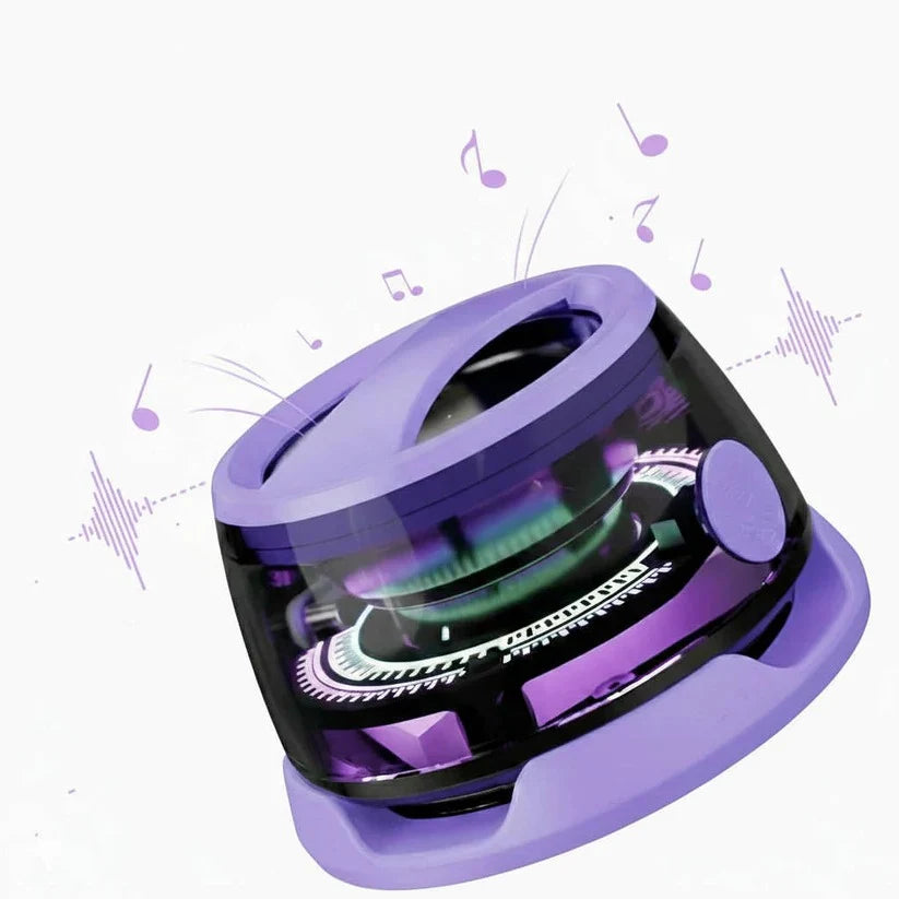 Portable Bluetooth Speaker Magnetic Mounting RGB Lights