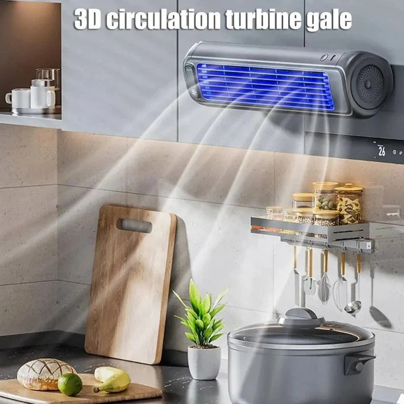 Portable Desk Fan Cordless Bladeless 12-Hour Runtime