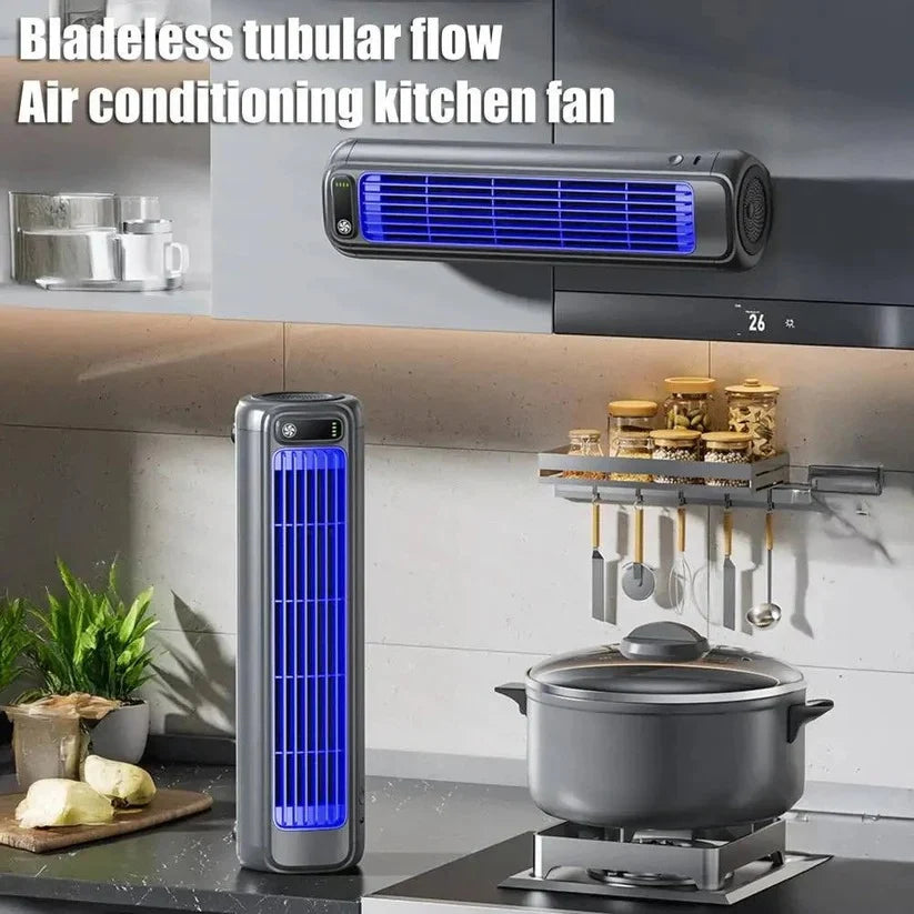 Portable Desk Fan Cordless Bladeless 12-Hour Runtime