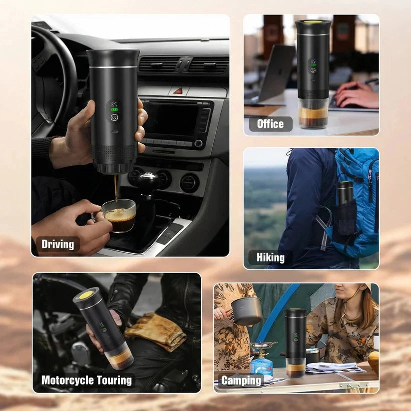 Portable Espresso Machine 20 Bar Capsule & Ground Compatible