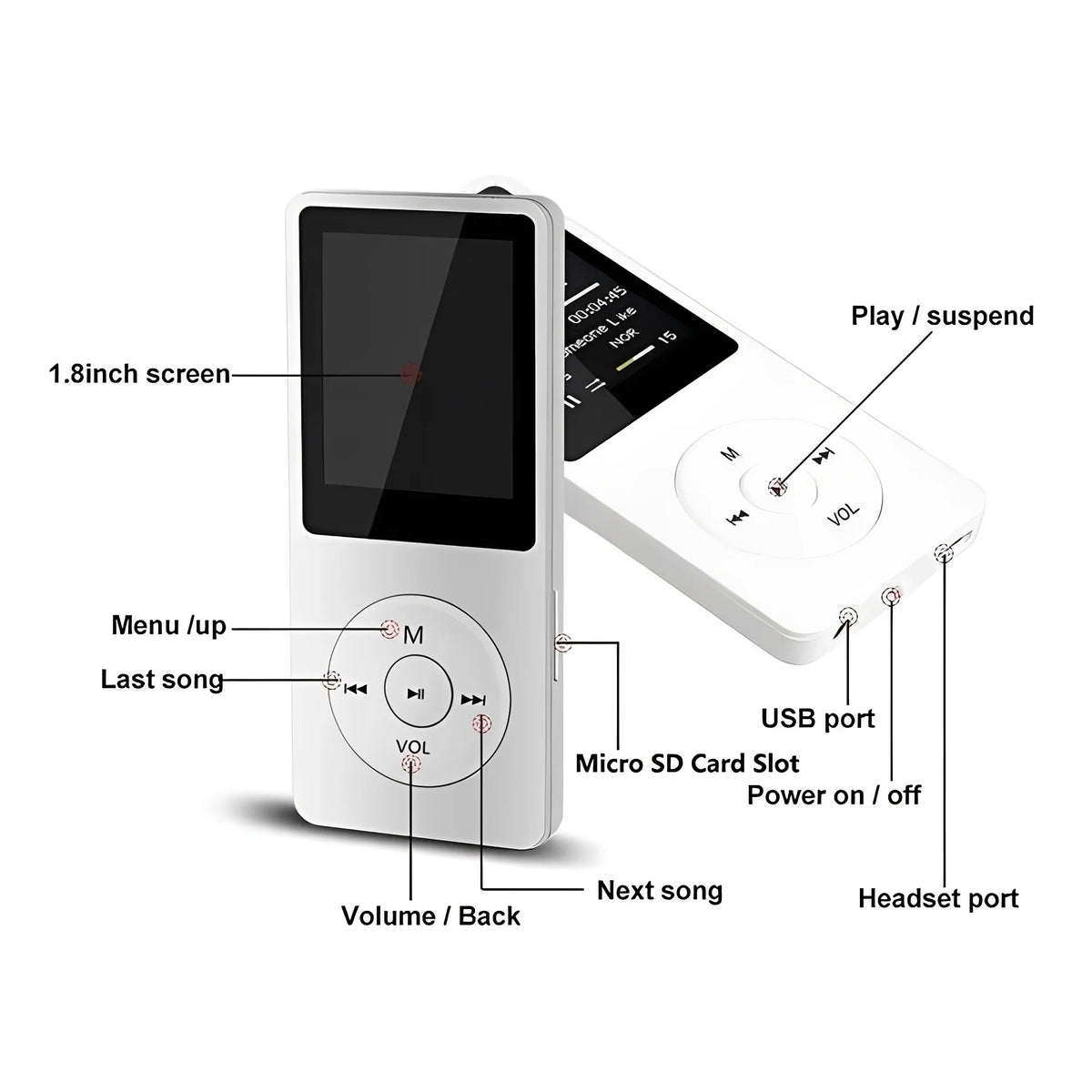 Portable Music Player Hi-Res Audio & Bluetooth