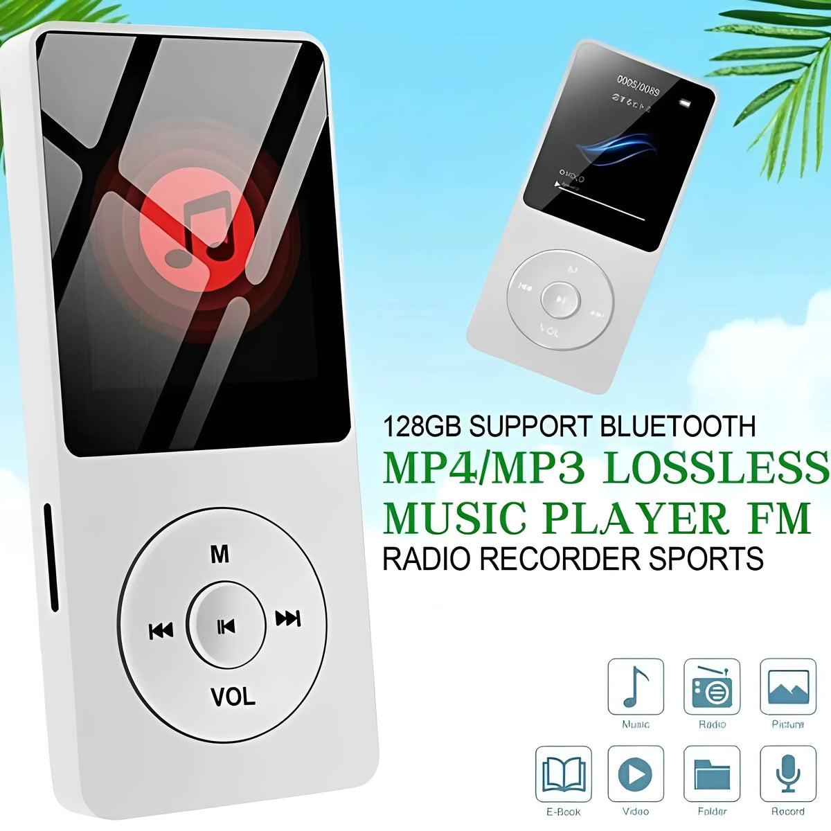 Portable Music Player Hi-Res Audio & Bluetooth